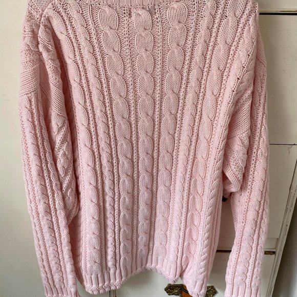 Vintage light pink sport carriage court sweater - Picture 3 of 4